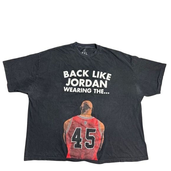 Bobby Fresh Back Like Jordan Men’s Tshirt Black Size 4XL BF Basketball - Picture 1 of 12